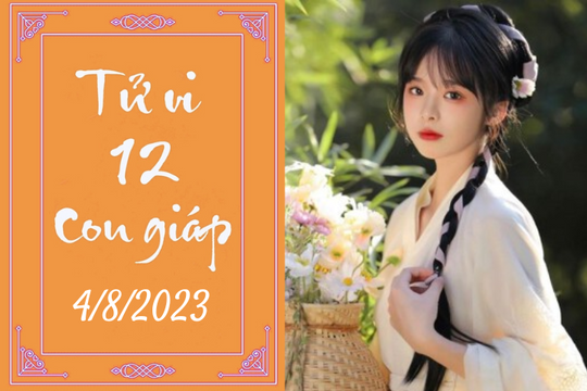 Tử vi vui 12 con giáp hôm nay ngày 4/8/2023: Thân đúng giờ, Mão hạnh phúc