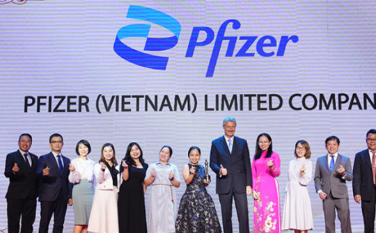 Pfizer Việt Nam được vinh danh là “nơi làm việc tốt nhất châu á năm 2023”