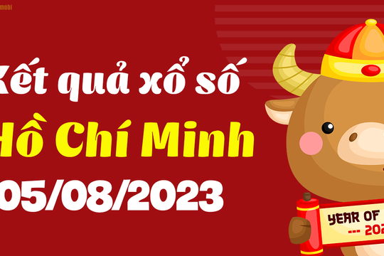 XSHCM 5/8 - Xổ số Hồ Chí Minh ngày 5 tháng 8 năm 2023 - SXHCM 5/8