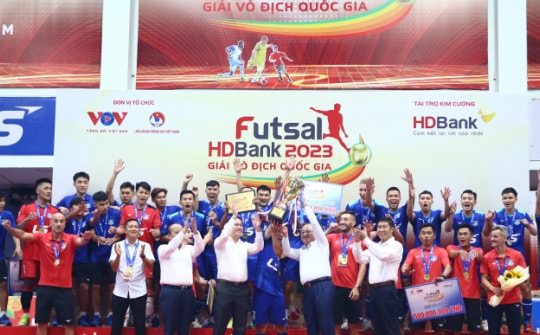 Thay đổi “lịch sử” giải Futsal VĐQG, Giải Futsal HDBank 2023 khép lại thành công rực rỡ