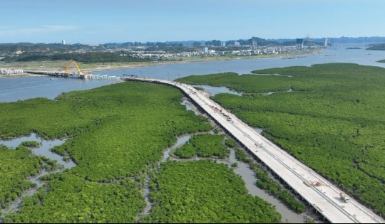 Quảng Ninh sẽ hợp long cầu Cửa Lục 3 trong tháng 8