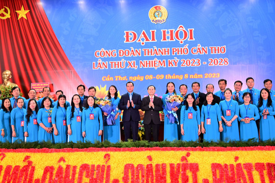 Bà Lê Thị Sương Mai tái đắc cử Chủ tịch LĐLĐ TP Cần Thơ nhiệm kỳ 2023-2028