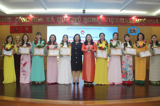 TPHCM tổng kết và trao giải Hội thi giáo viên mầm non dạy giỏi cấp thành phố