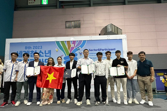 Việt Nam giành thành tích xuất sắc tại Olympic Khoa học quốc tế Hàn Quốc