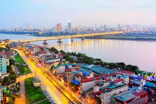 Quy hoạch sông Hồng thành sông nằm giữa đô thị phía Bắc - Nam Hà Nội
