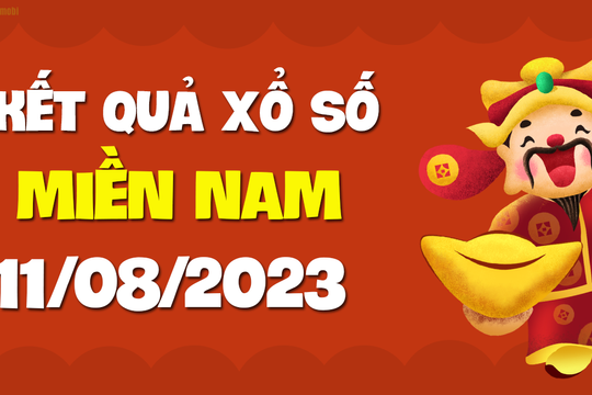 XSMN 11/8 - SXMN 11/8 - KQXSMN 11/8 - Xổ số miền Nam ngày 11 tháng 8 năm 2023