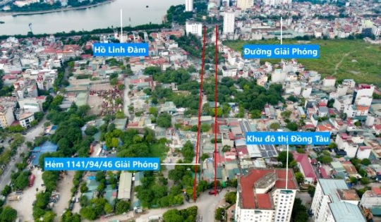 Hà Nội duyệt làm đường nối Khu đô thị Đồng Tàu đến đường Giải Phóng