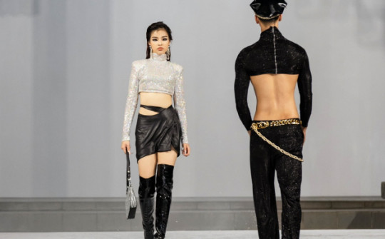 Người mẫu 13 tuổi gây ấn tượng trong show thời trang của siêu mẫu Hoàng Yến