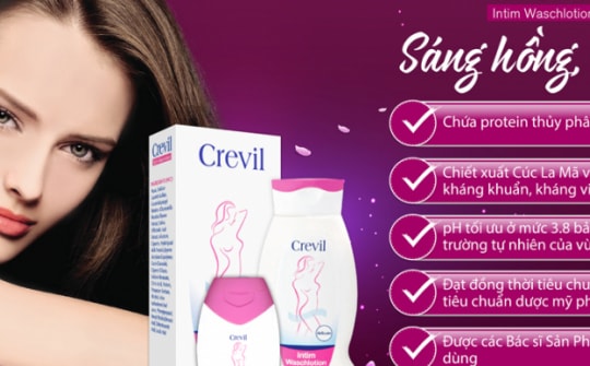 Dung dịch Vệ sinh Crevil Intim - Chăm sóc sức khỏe vùng kín nhờ thành phần đặc biệt