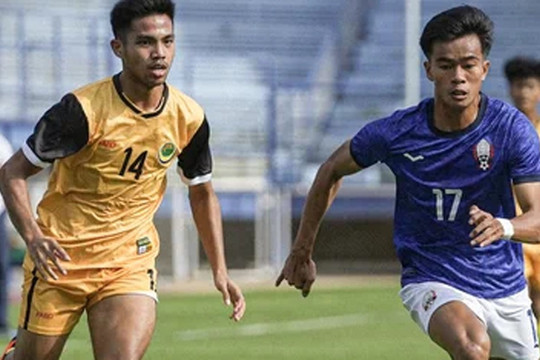 Video bóng đá U23 Campuchia - U23 Brunei: Đậm đà 5 bàn, ra quân tưng bừng (U23 Đông Nam Á)