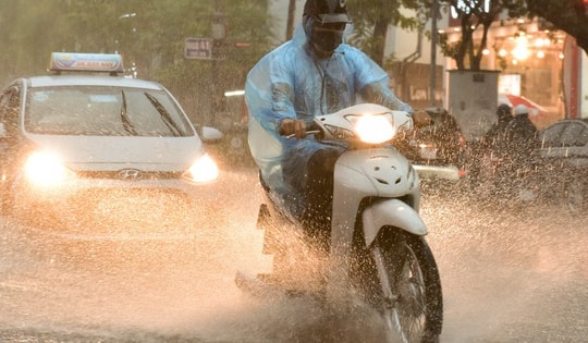 Từ đêm nay, nhiều khu vực có mưa to đến rất to