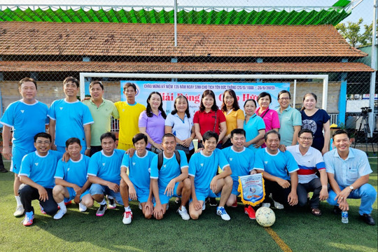 An Giang tổ chức giải bóng đá kỷ niệm 135 năm Ngày sinh Chủ tịch Tôn Đức Thắng