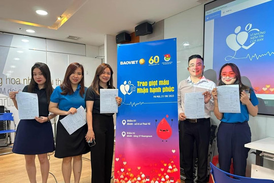 2.800 đơn vị máu trong chương trình 'Bảo Việt - Vì những niềm tin của bạn'