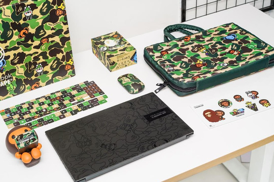 Bộ sưu tập laptop “gây bão” với tín đồ thời trang streetwear - ASUS Vivobook S 15 OLED BAPE® Edition