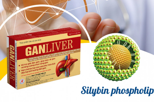 Đột phá mới giúp cải thiện các triệu chứng viêm gan nhờ hoạt chất Silybin phospholipid có trong Ganliver