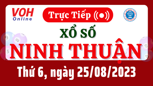 XSNT 25/8 - Kết quả xổ số Ninh Thuận hôm nay thứ 6 ngày 25/8/2023