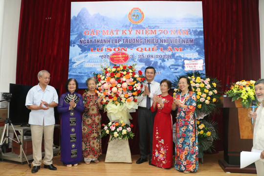 Kỷ niệm 70 năm thành lập Trường Thiếu nhi Việt Nam Lư Sơn - Quế Lâm