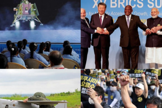 Nóng trong tuần: BRICS ghi dấu mốc lịch sử, cuộc đua lên Mặt Trăng tiếp tục nóng và phản ứng về vấn đề vấn đề xả thải của Nhật Bản