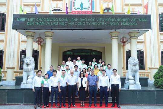 Học viện Nông nghiệp Việt Nam tăng cường hợp tác với khối doanh nghiệp