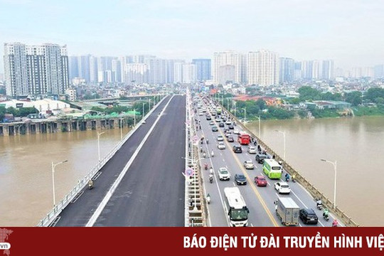 Sáng nay (30/8), khánh thành cầu Vĩnh Tuy 2, Hà Nội phân luồng lại giao thông