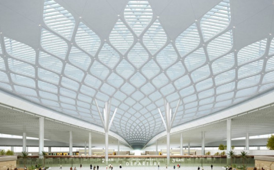 Hình hài ga sân bay Long Thành gần 35.000 tỉ đồng trước giờ khởi công