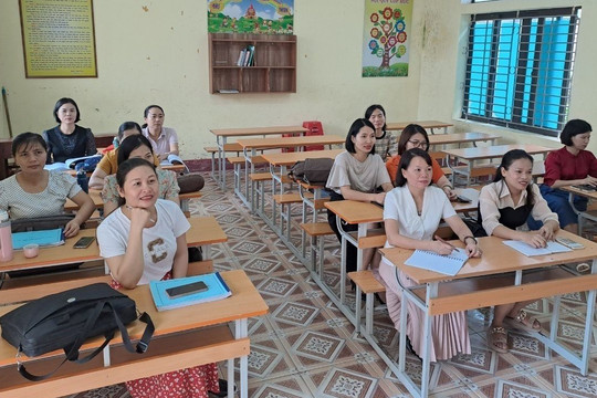 Tín hiệu tích cực trong triển khai sách giáo khoa mới ở Phú Thọ