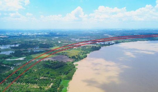 Khu vực sẽ mở Hương lộ 2 đoạn nối cầu Vàm Cái Sứt với cao tốc TP HCM - Long Thành - Dầu Giây