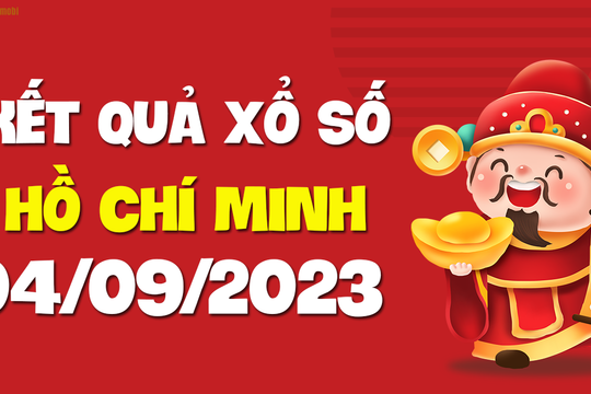 XSHCM 4/9 - Xổ số Hồ Chí Minh ngày 4 tháng 9 năm 2023 - SXHCM 4/9