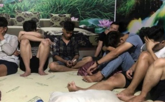 Phát hiện 19 thanh niên sử dụng ma túy trái phép trong nhà nghỉ