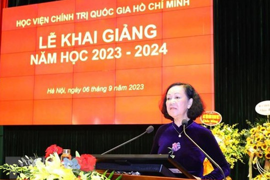 Học viện Chính trị quốc gia Hồ Chí Minh khai giảng năm học 2023-2024