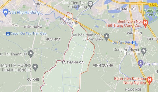 Phê duyệt chỉ giới đường đỏ tuyến đường 4 làn xe tại huyện Thanh Trì