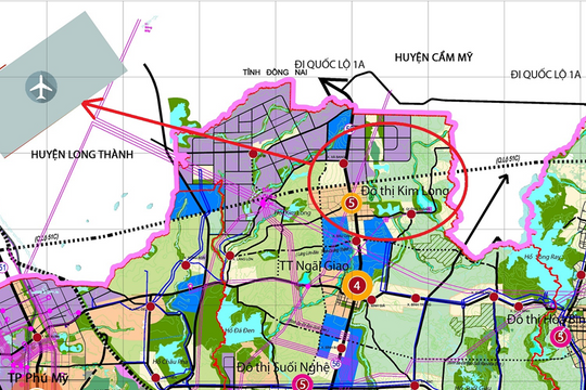 Quy hoạch đô thị hơn 2.200ha cách sân bay Long Thành chỉ 15km
