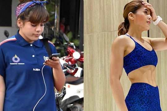 Loại 27kg mỡ thừa sau 6 tháng, người đẹp Thái Lan chỉ cách giảm cân