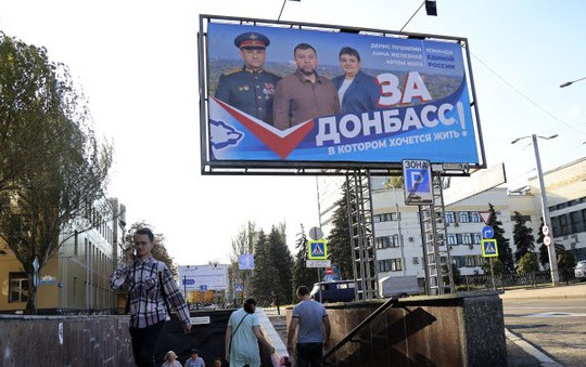 Phòng không Nga bắn hạ máy bay không người lái gần điểm bỏ phiếu ở Kherson