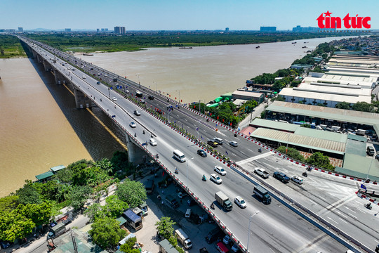Hà Nội: Sau khi hợp nhất hai cầu Vĩnh Tuy, không còn cảnh ùn tắc giao thông