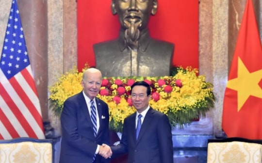 Chủ tịch nước Võ Văn Thưởng hội kiến Tổng thống Mỹ Joe Biden