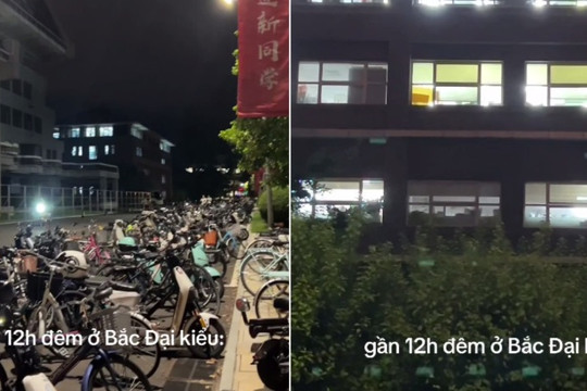 Nam sinh Việt "sốc" khi gần 12h đêm thư viện Bắc Đại vẫn sáng đèn, không gian bên trong còn choáng hơn