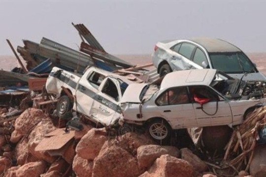 Libya: Lũ lớn sau vỡ đập cuốn phăng thành phố, hơn 2.000 người có thể đã chết