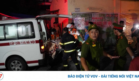 Nhiều người tử vong trong vụ cháy chung cư mini ở Hà Nội