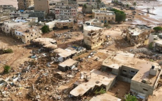 Vỡ đập ở Libya: Tang thương cảnh 1/4 thành phố bị "xóa sổ"