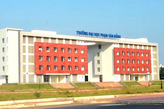Trường ĐH Phạm Văn Đồng bổ sung chỉ tiêu tuyển sinh, đào tạo giáo viên
