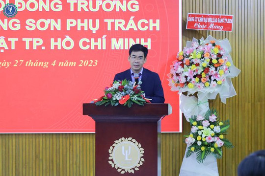 TS Lê Trường Sơn làm Hiệu trưởng Trường Đại học Luật TPHCM
