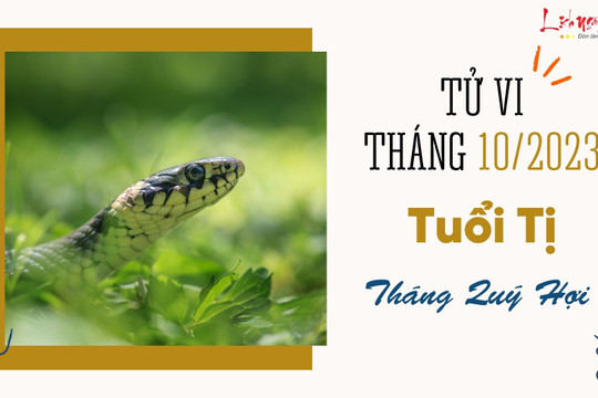 Tử vi tháng 10/2023 tuổi Tị âm lịch: Xuất hiện nhiều mối nguy, vận khí giảm sút nhanh