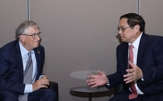 Thủ tướng tiếp ông Bill Gates, nhà sáng lập, Chủ tịch tập đoàn Microsoft