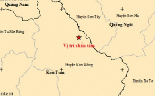 Kon Tum vừa xảy ra trận động đất mạnh nhất từ đầu năm 2023