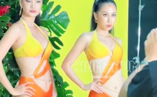 Hậu trường ảnh áo tắm nóng bỏng của Miss Universe Vietnam hot "rần rần" trên MXH