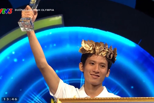 Nam sinh Tiền Giang chiến thắng ấn tượng tại trận thi tháng Olympia