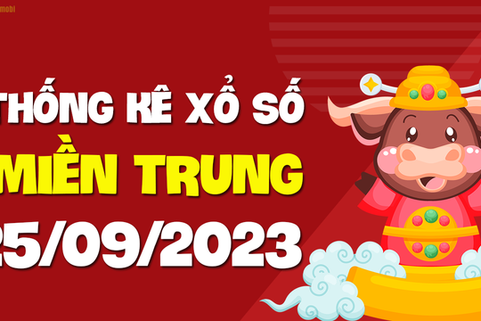 XSMT 25/9 - SXMT 25/9 - KQXSMT 25/9 - Xổ số miền Trung ngày 25 tháng 9 năm 2023