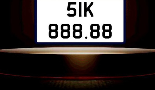Người trúng đấu giá hơn 32 tỉ đồng cho biển số xe 51K-888.88 vẫn "bặt vô âm tín"