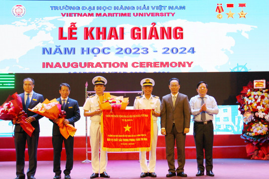 Trường ĐH Hàng Hải Việt Nam khai giảng năm học 2023 - 2024